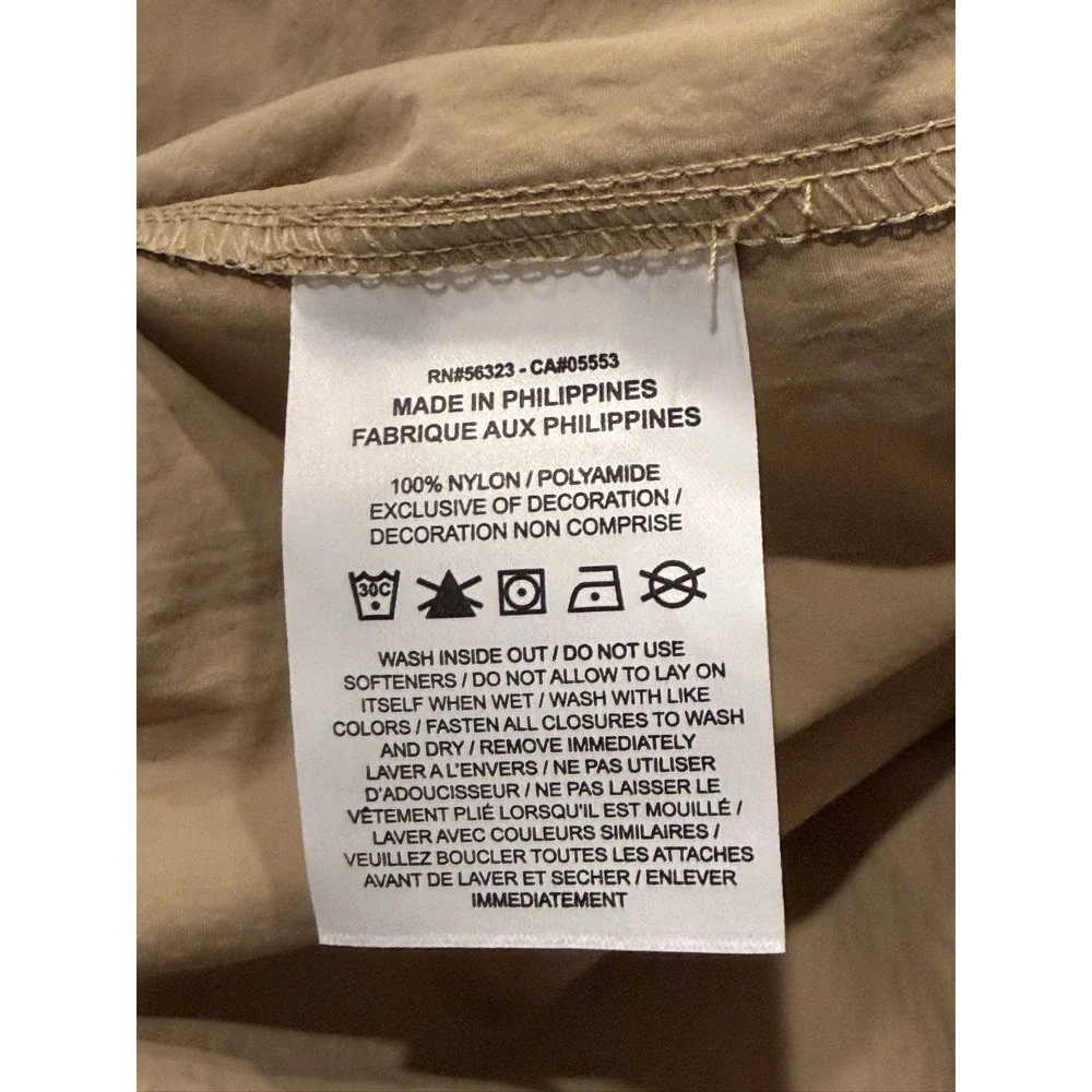 Nike Club Woven Cargo Pants HJ1990-297 Men's L Beige Lightweight Tapered